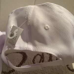 Breast cancer hats. Velcro fastened.